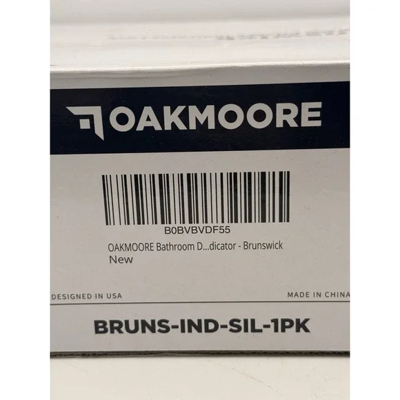 OAKMOORE Brunswick Commercial Door Handle Vacant Occupied Restroom Handle - Picture 10 of 12